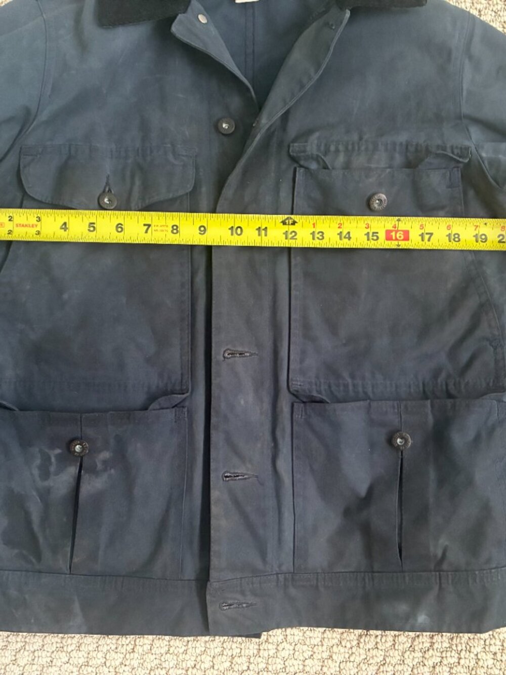 Filson Journeyman Jacket Navy - Small - Picture 5 of 7